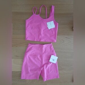 never worn BeyondYoga set; both pieces (S). Sold together or separately